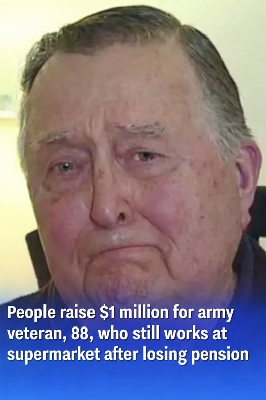 Community Raises $1 Million for 88-Year-Old Veteran Working at Supermarket After Losing Pension