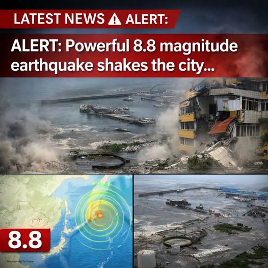 LATEST NEWS Alert: Powerful 8.8 Magnitude Earthquake Shakes Kamchatka and Beyond