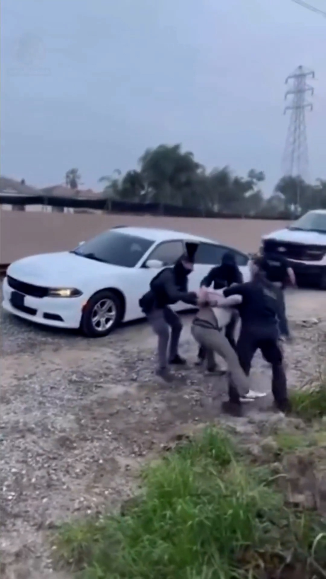 Anaheim ICE Arrest Turns Chaotic as Suspect Repeatedly Resists Detention